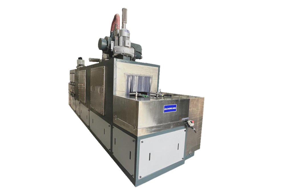 conveyorised bin cleaning machine