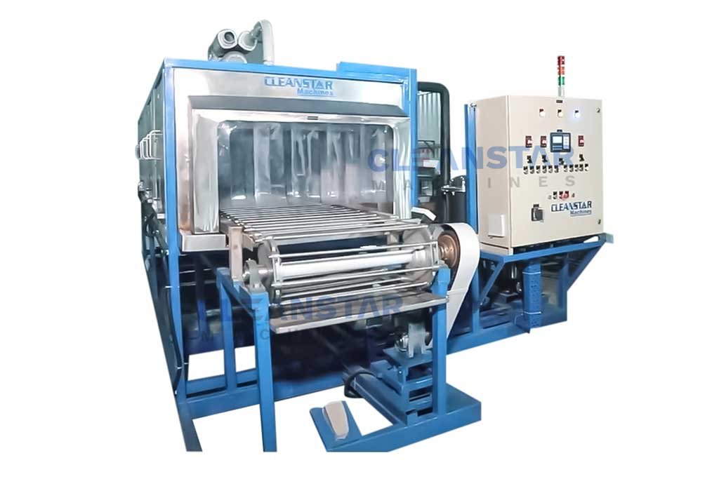 Heavy-duty bin washing machine for large industrial bins