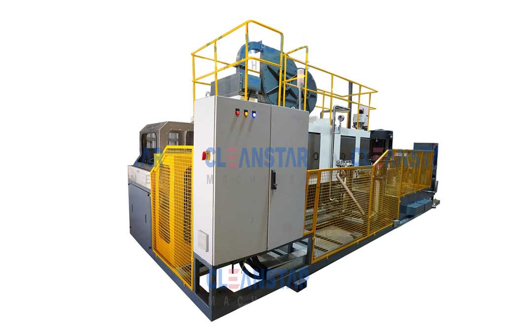 Fully automated bin cleaning machine for deep sanitation