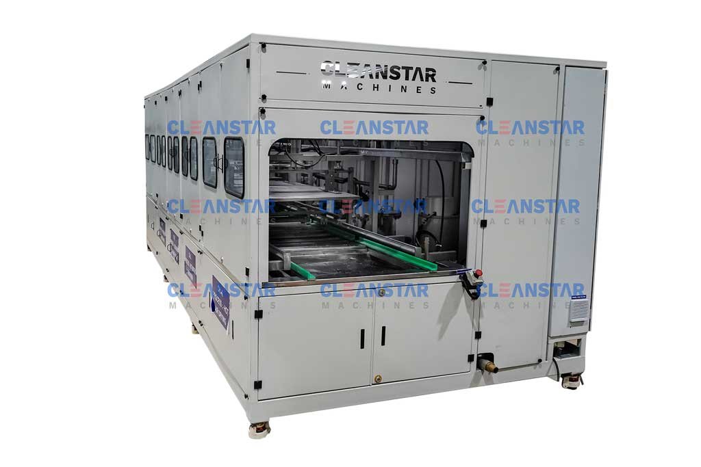 Robust industrial ultrasonic cleaning system built for heavy industrial use.