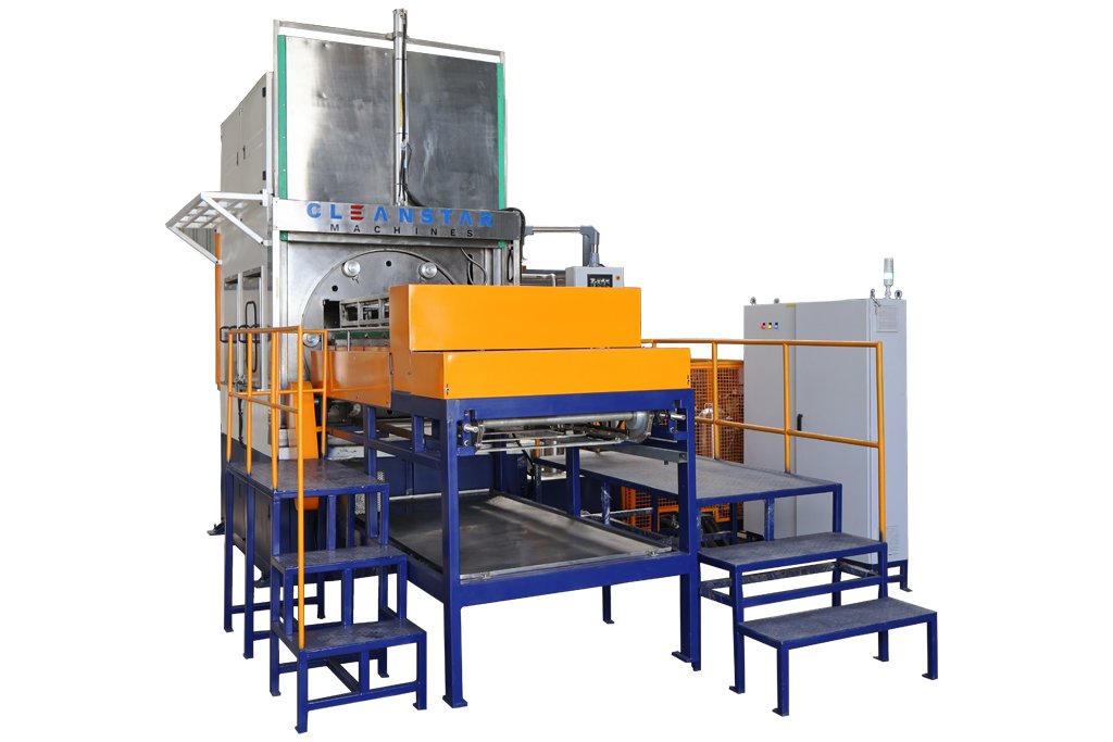 High-performance cage rotation industrial parts washing equipment for thorough and efficient cleaning.