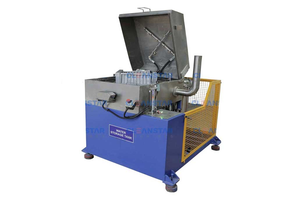Energy-efficient AHU filter cleaning machine for dust removal