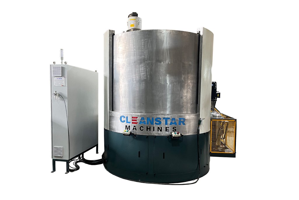 Precision parts washer machine designed for aerospace and medical industries.
