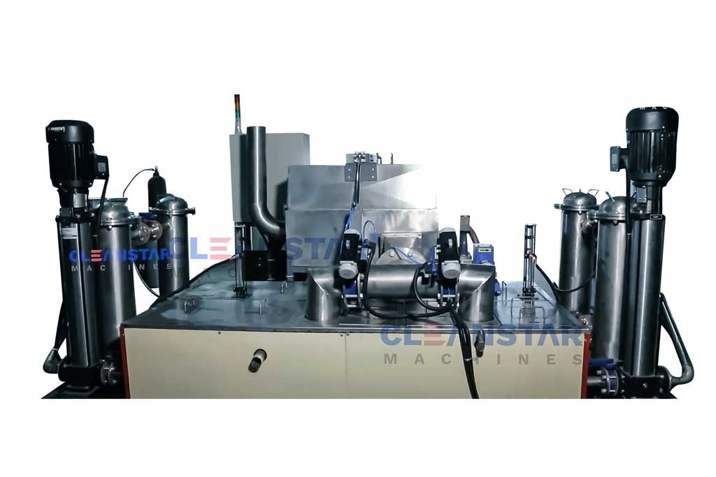 Versatile parts washer machine for automotive, aerospace, and industrial use.